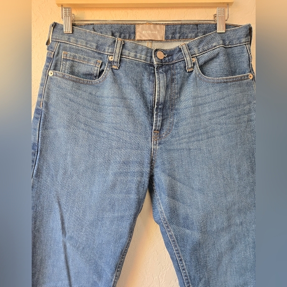 Everlane high rise cropped 23 inseam Jeans Raw Hem size 28 - Picture 3 of 10